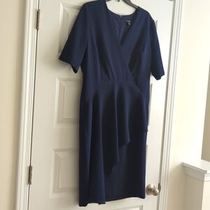 MAGGY LONDON Dress Zip Closure in Back Lined Dress P2P 21 41L Like New
